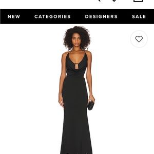 Revolve Tina Gown in Black